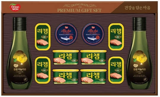 이번 선물조사에서 1위를 차지한 캔 선물세트.  옥션 제공